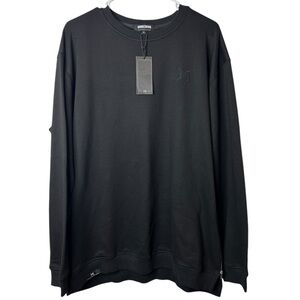 316 Collection Men XL Black Bible Verse Pullover Hoodie NWT Christian Streetwear